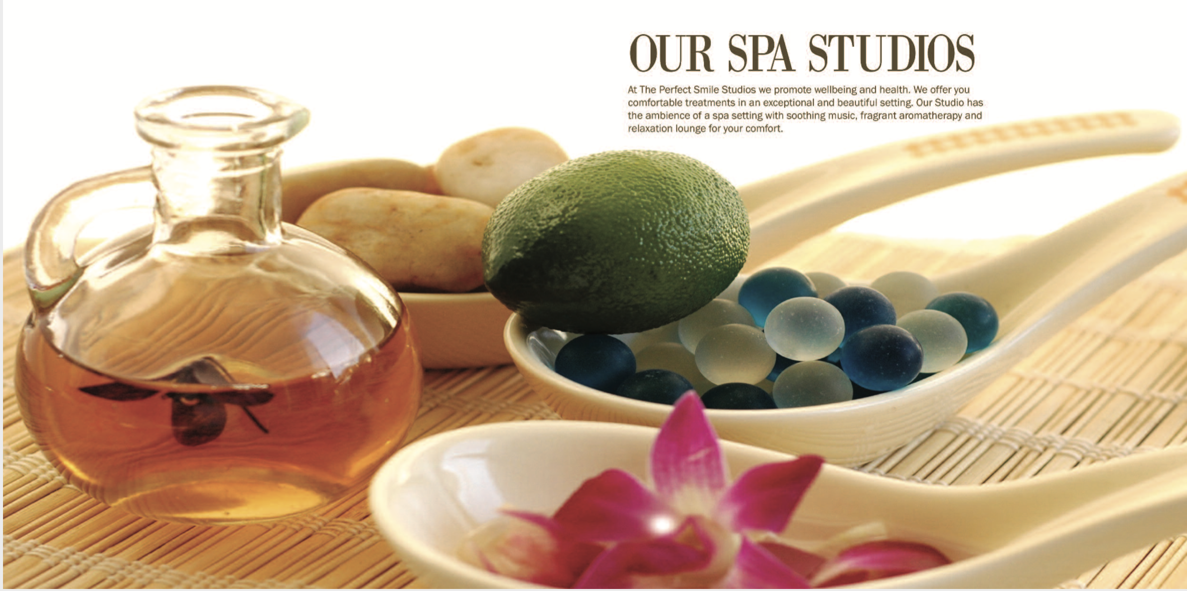 Example of "Our Spa Studios" advertisement